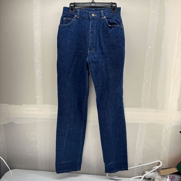 Vintage 70's Lee Riders Denim Jeans Womens Size 14 30 x 33 Union Tag Made in USA - Picture 1 of 8